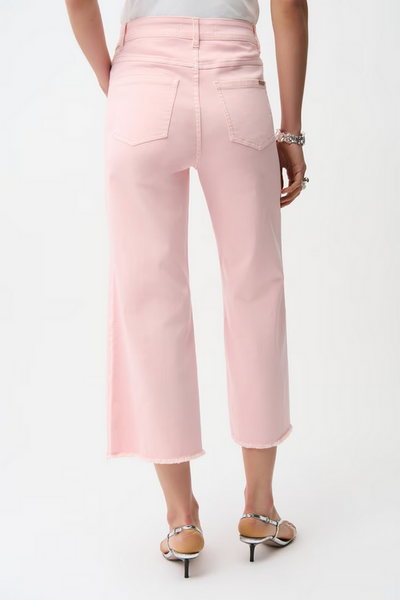 Women's Joseph Ribkoff | Wide-leg Cropped Trousers | Petal Pink