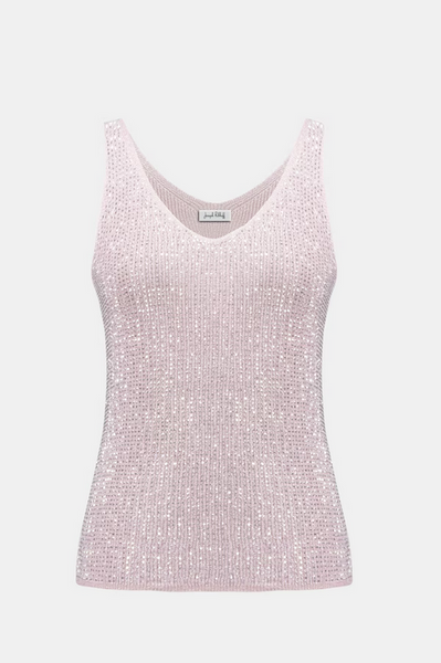 Women's Joseph Ribkoff | Sleeveless V-neck Pullover | Petal Pink