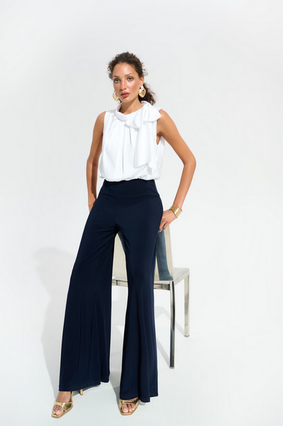 Women's Joseph Ribkoff | Sleeveless Formal Jumpsuit | Midnight/White