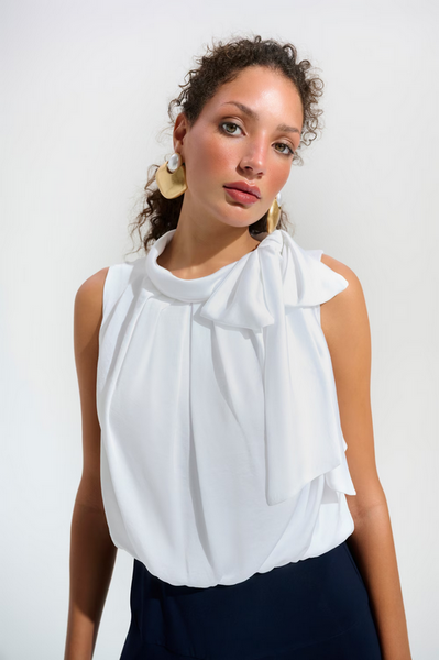 Women's Joseph Ribkoff | Sleeveless Formal Jumpsuit | Midnight/White