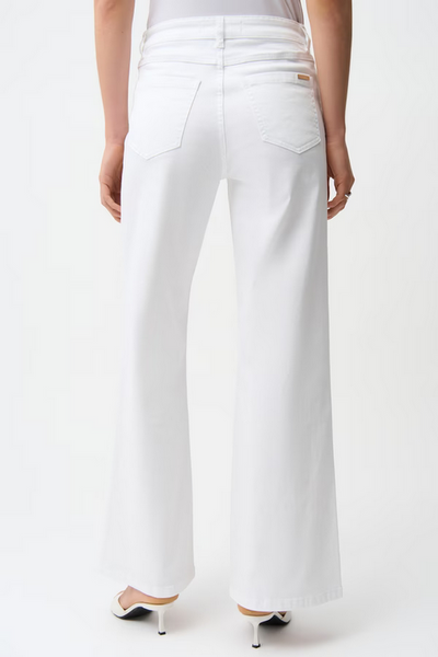 Women's Joseph Ribkoff | Mid-rise Wide-leg Trousers | White