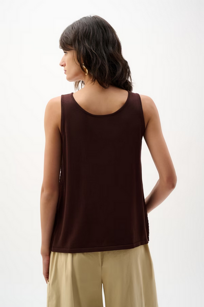 Women's Joseph Ribkoff | Embellished Knit Camisole | Mahogany