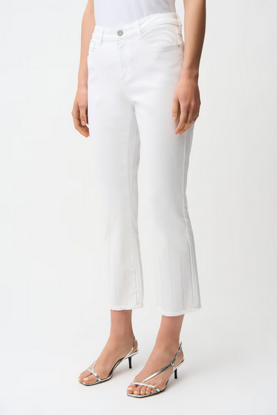 Women's Joseph Ribkoff | Slim Ankle-length Trousers Style | White