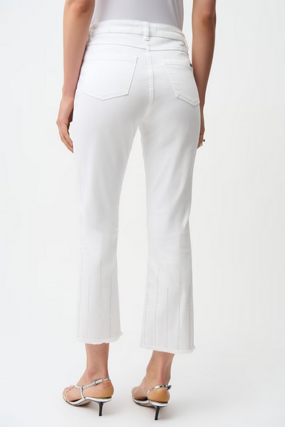Women's Joseph Ribkoff | Slim Ankle-length Trousers Style | White