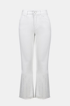 Women's Joseph Ribkoff | Slim Ankle-length Trousers Style | White