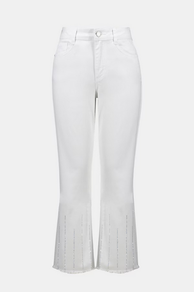 Women's Joseph Ribkoff | Slim Ankle-length Trousers Style | White