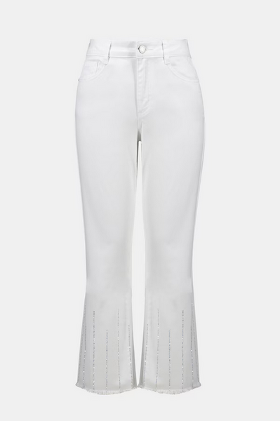 Women's Joseph Ribkoff | Slim Ankle-length Trousers Style | White