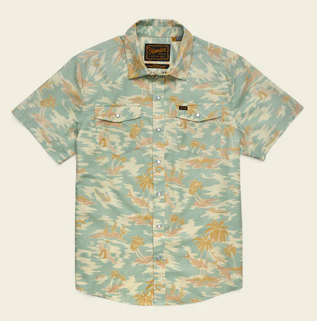 Men's Howler Bros | H Bar B Snapshirt | Dreamland : Seafoam