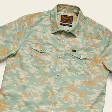 Men's Howler Bros | H Bar B Snapshirt | Dreamland : Seafoam
