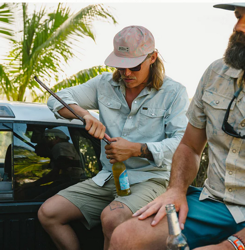 Men's Howler Bros | H Bar B Tech Longsleeve | Ash Blue