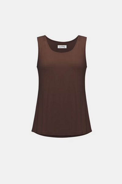 Women's Joseph Ribkoff | Silky Knit Scoop Neck Camisole | Mahogany