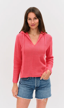 Women's Six/Fifty | Drift Hoodie | Pink Splash