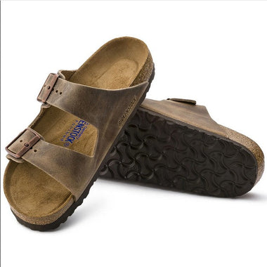 Men's Birkenstock |  Arizona Soft Footbed  | Tabacco Brown