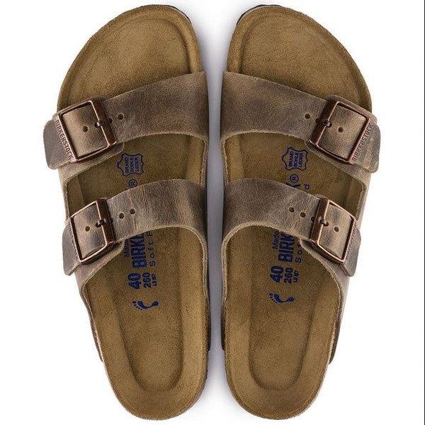 Men's Birkenstock |  Arizona Soft Footbed  | Tabacco Brown