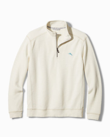 Men's Tommy Bahama | Tobago Bay Half Zip | Coconut