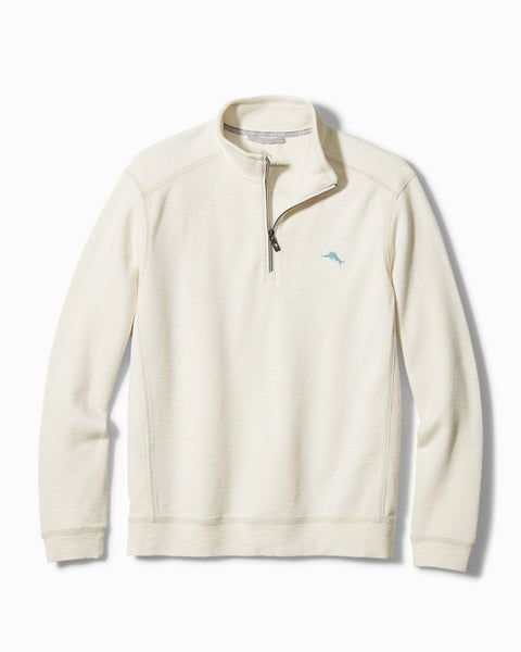 Men's Tommy Bahama | Tobago Bay Half Zip | Coconut