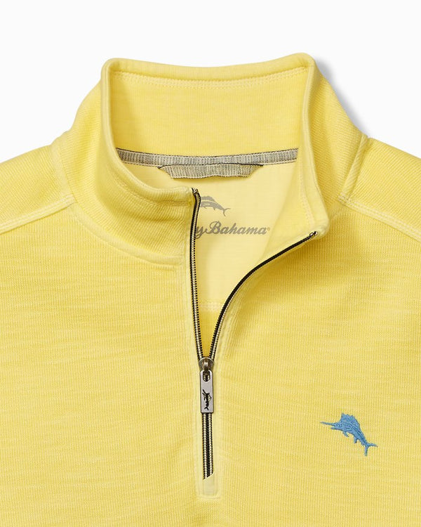 Men's Tommy Bahama | Tobago Bay Half Zip | Fresh Lemon