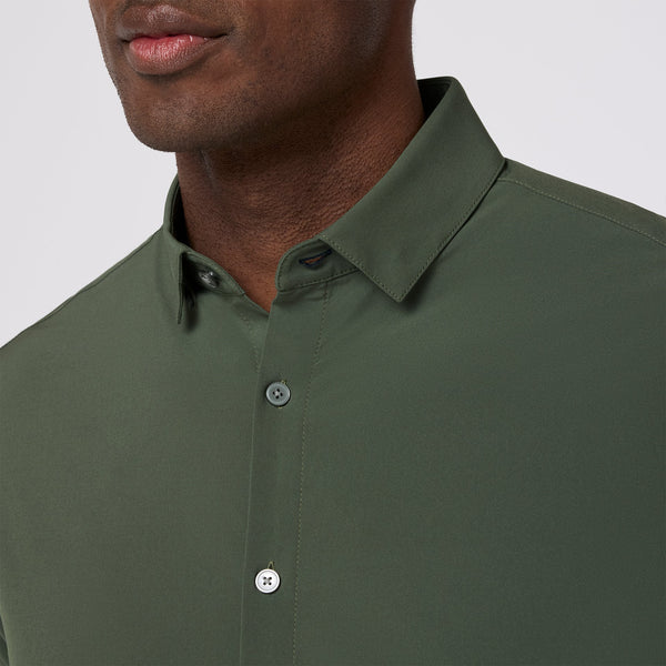 Men's Mizzen + Main | Leeward No Tuck Dress Shirt | Olive