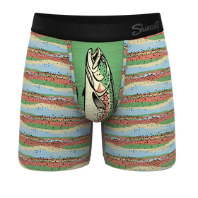Men's Shinesty | Ball Hammock® Pouch Underwear With Fly | Trout of the Blue