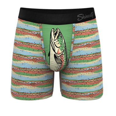 Men's Shinesty | Ball Hammock® Pouch Underwear With Fly | Trout of the Blue