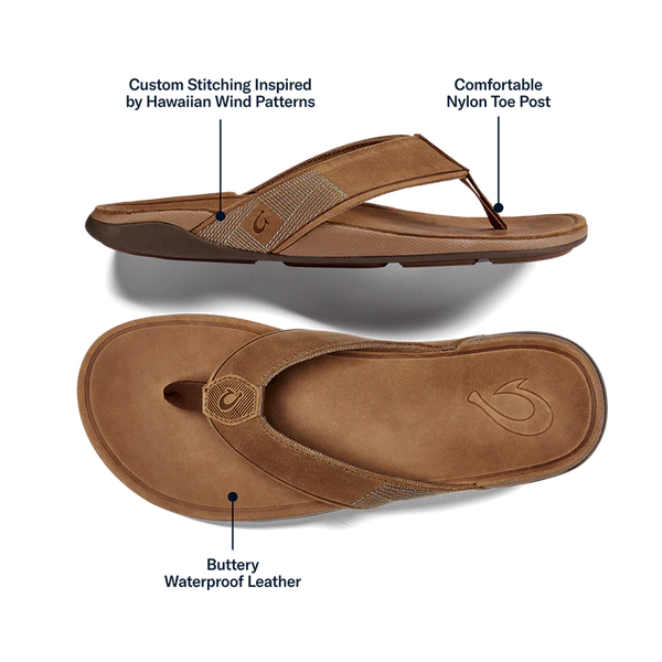 Men's Olukai | Tuahine Waterproof Sandal | Toffee