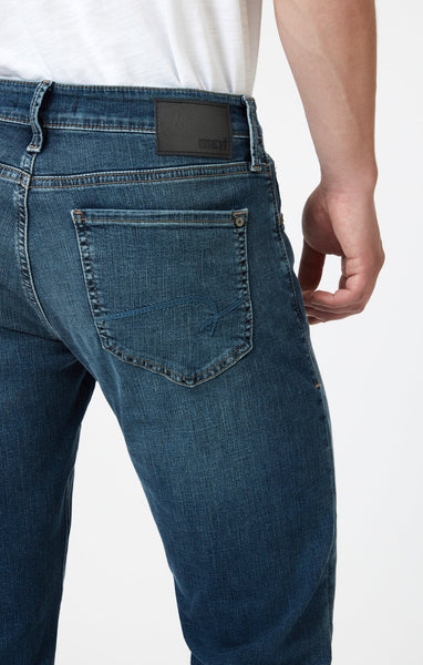Men's Mavi | Josh Bootcut Jeans | Mid Brushed Organic Move