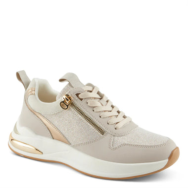 Women's Spring Step | Ursa Zipper Sneaker by Patrizia | Beige