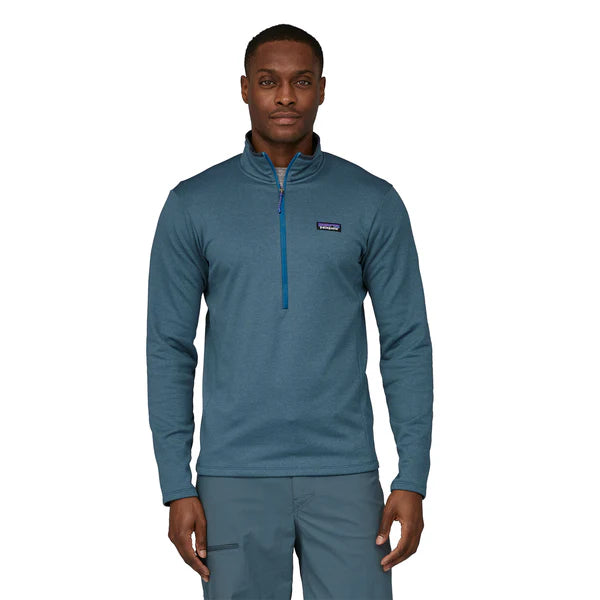 Men's Patagonia | R1 Daily Zip Neck Jacket | Wavy Blue-Light Plume