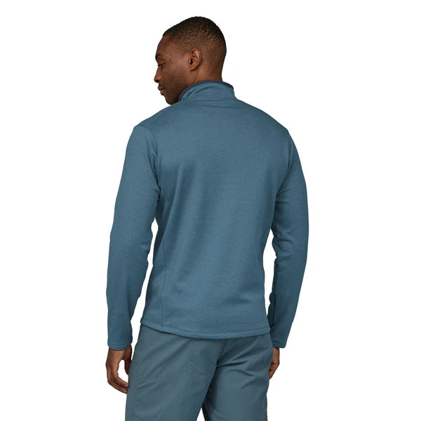 Men's Patagonia | R1 Daily Zip Neck Jacket | Wavy Blue-Light Plume