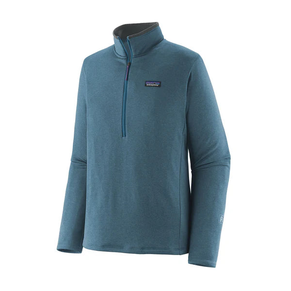 Men's Patagonia | R1 Daily Zip Neck Jacket | Wavy Blue-Light Plume