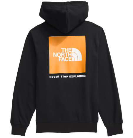 Men's The North Face |  Box NSE Pullover Hoodie |  Black/Summit Gold