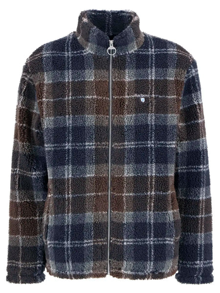 Men's Barbour | Tartan Sherpa Fleece | Midnight