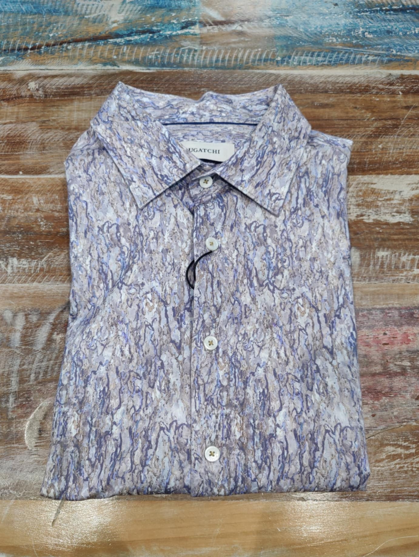 James Marbled OoohCotton Shirt Sand / XL James Marbled OoohCotton Shirt Sand / XL