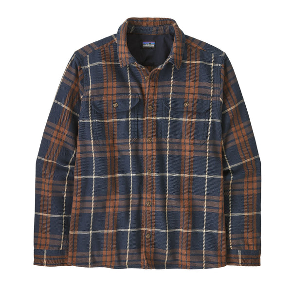 Men's Patagonia | Fjord Loft Shirt Jacket | Netted: Sunken Blue