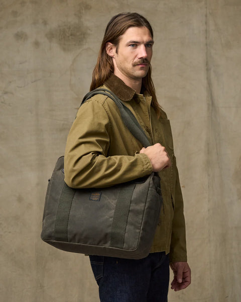 Men's Filson | Tin Cloth Tote Bag | Otter Green