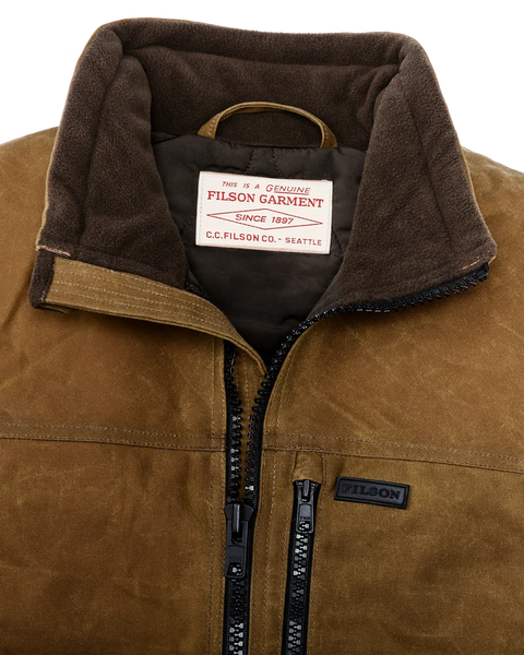 Men's Filson | Tin Cloth Insulated Vest | Dark Tan