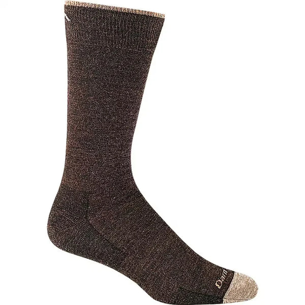 Men's Darn Tough | Solid Crew Socks | Chestnut