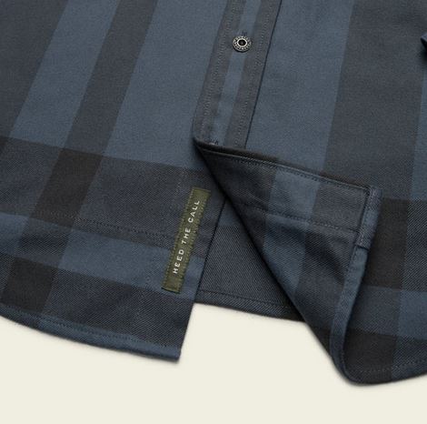 Men's Howler Bros | Harker's Flannel | Mega Plaid: Petrol