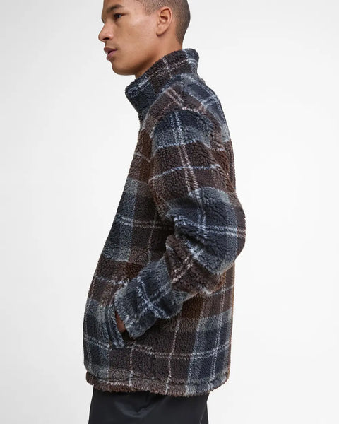 Men's Barbour | Tartan Sherpa Fleece | Midnight