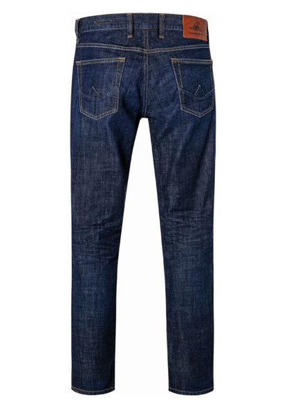 Men's Alberto | 6837 Slipe Tapered Fit | Indigo Back