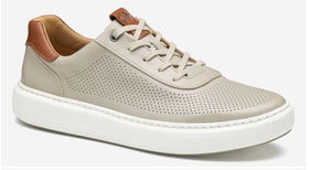 Men's Johnston & Murphy |  Anders Perforated Shoe | Beige