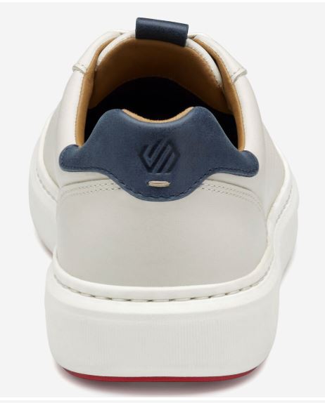 Men's Johnston & Murphy |  Anders Perforated Shoe | White