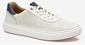 Men's Johnston & Murphy |  Anders Perforated Shoe | White