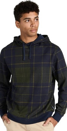 Men's Barbour | Syston Popover Hoodie | Olive Front