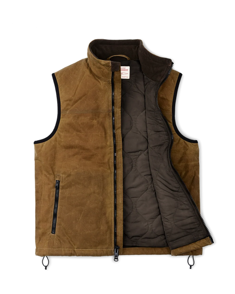Men's Filson | Tin Cloth Insulated Vest | Dark Tan