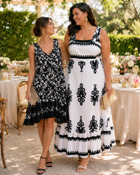 Papillon | Woman's Long BOHO Dress | White