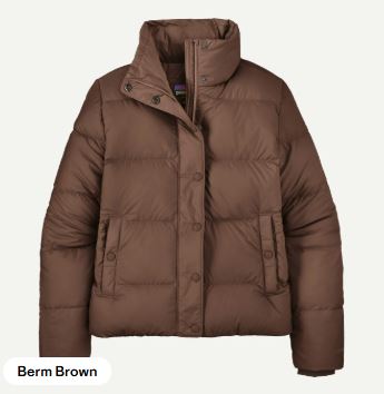 Women's Patagonia | Silent Down Jacket | Berm Brown