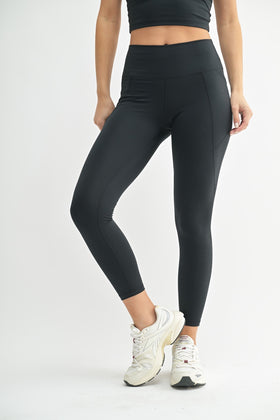 Women's Mono B | Venice Cloud Light Sculpt High Waisted Legging |Black