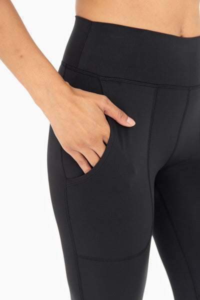 Women's Mono B | Venice Bubble Hem Leggings | Black