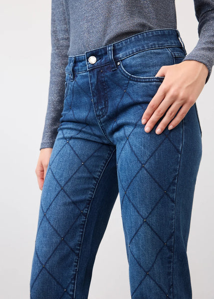 Women's French Dressing | Christina Straight Leg Jean | Dark Wash